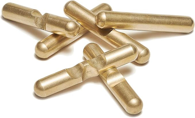 Craighill Jack Puzzle - Brain Teaser Puzzle for Adults & Kids, 3D Brain Game, Mind-Bending & Satisfying, Aesthetic Home & Office Decor - Solid Brass