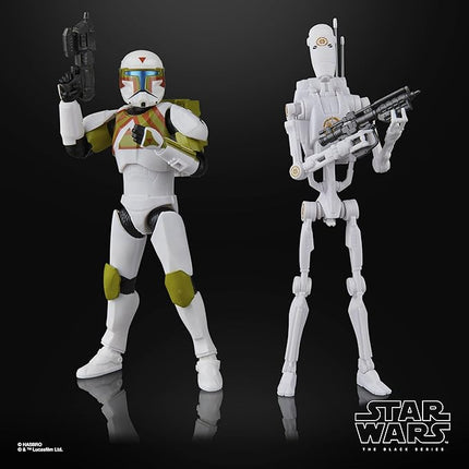 STAR WARS The Black Series Clone Commando (Urban Fighter) & B1 Battle Droid (Training), Battlefront II 6 Inch Action Figures (Amazon Exclusive)