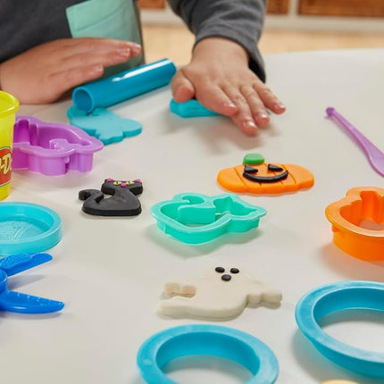 Play-Doh Holiday Set of Tools, 43 Accessories & 10 Modeling Compound Colors, Non Candy Halloween Handout Toys & Party Favors, Kids Arts & Crafts, Preschool Toys, Ages 3+ (Amazon Exclusive)