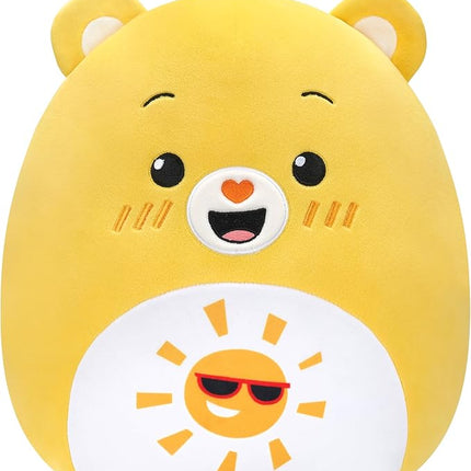 Squishmallows Original Care Bears 12in Funshine Bear – Official Jazwares Plush (Medium-Sized)