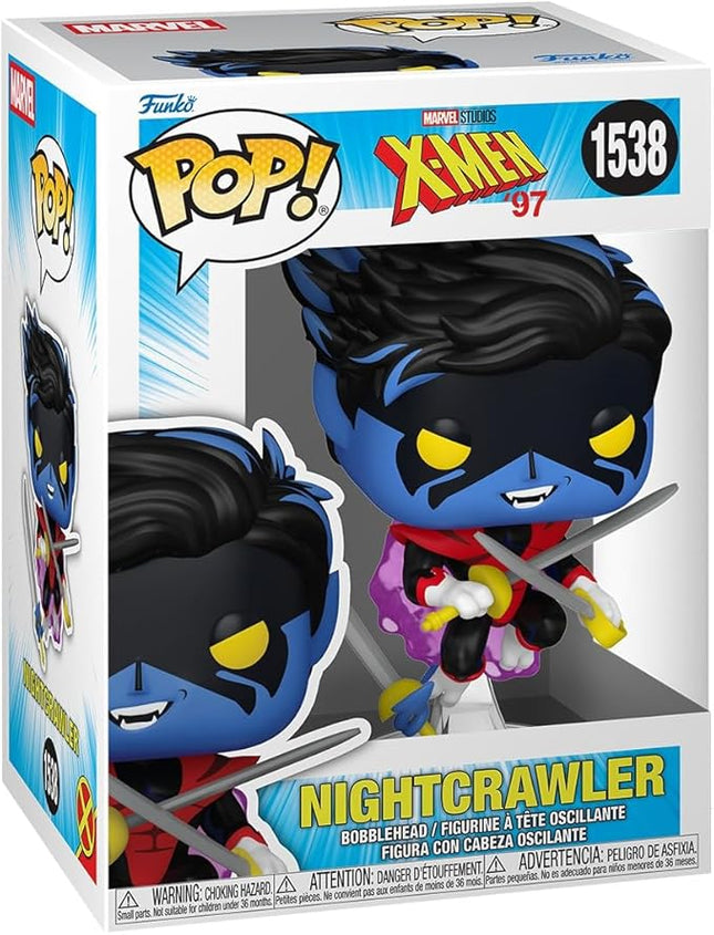 Funko Pop! Marvel: X-Men'97 - Nightcrawler - Collectable Vinyl Figure - Gift Idea - Official Merchandise - Toys for Kids & Adults - Comic Books Fans - Model Figure for Collectors and Display