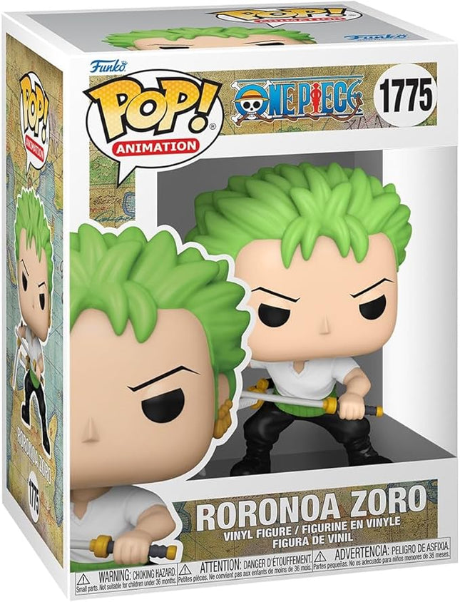 Funko POP Animation: Roronoa Zoro - One Piece - 1/6 Odds for Rare Chase Variant - Collectable Vinyl Figure - Gift Idea - Official Merchandise - for Kids & Adults - Anime Fans