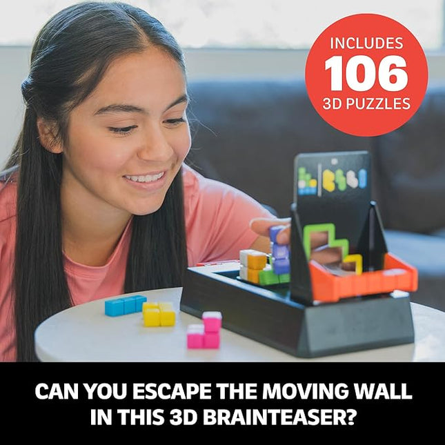 Educational Insights Kanoodle® Shape Escape – 3D Brain Teaser Puzzle, Tower Building & Shape Stacking Game, Timed Logic Challenge, Travel Games and Gifts for Kids, Teens, & Adults Ages 7+
