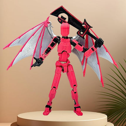 T13 Action Figure Set (Assembly Completed) - Titan 13 Robot Movable, 3D Printed Articulated, Full Body Mechanical Doll - Christmas Birthday Gift for Kids Adult