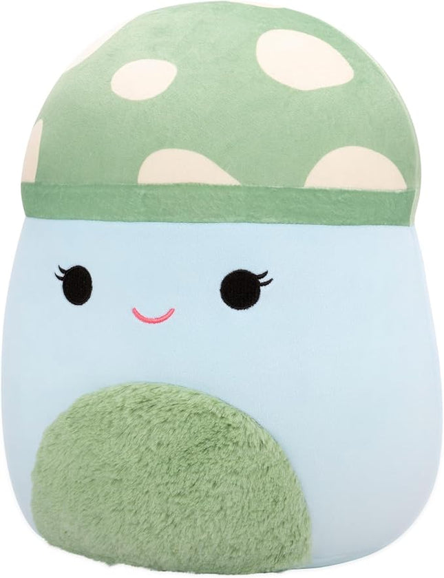 Squishmallows Original 12-Inch Bo Lynn Teal Spotted Mushroom - Official Jazwares Plush (Medium-Sized)