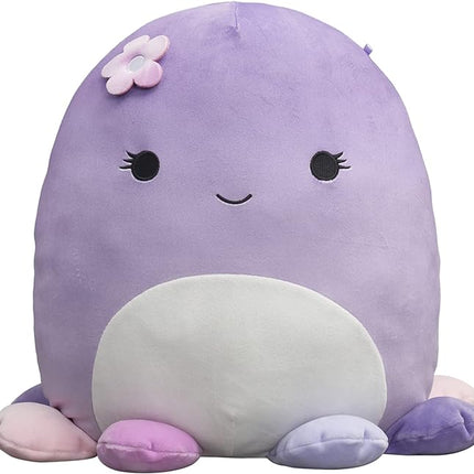 Squishmallows Original 14-Inch Beula Purple Octopus with Multicolored Tentacles - Large Ultrasoft Official Jazwares Plush - Amazon Exclusive