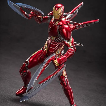 OVONNI 7 Inch MK50Ironman(Deluxe Version) Collectible Action Figure,All Joints Movable,Multi Weapon Accessories