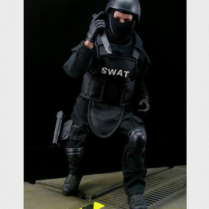 12" Action Figures Toy 1:6 Stand Bendable Soldier Figure Model Toy ( SWAT )