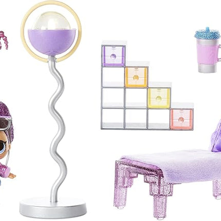 L.O.L. Surprise! Winter Chill Hangout Spaces Furniture Playset with Bling Queen Doll, 10+ Surprises with Accessories, for LOL Dollhouse Play - Toy for Kids, Gift for Girls Boys Ages 4 5 6 7+ Years Old