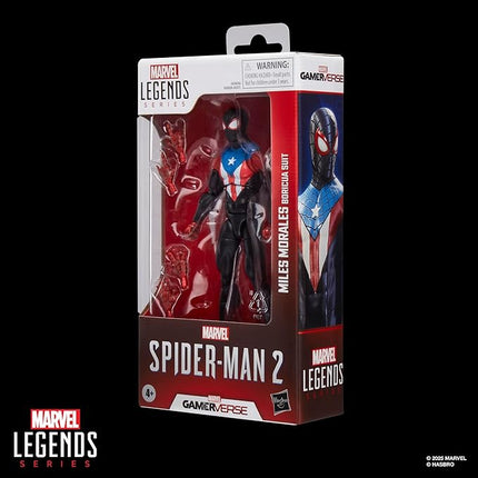 Marvel Legends Series Gamerverse Miles Morales Boricua Suit, Spider-Man 2 Video Game-Inspired Collectible 6 Inch Action Figure