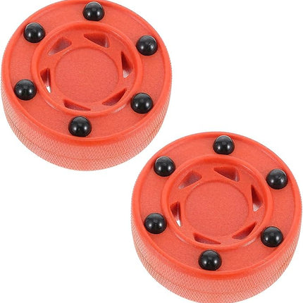 ZLY 2PCS Inline Roller Hockey Puck,Ice Hockey Pucks,Roller Hockeys Game Puck for Indoor and Smooth Outdoor Courts