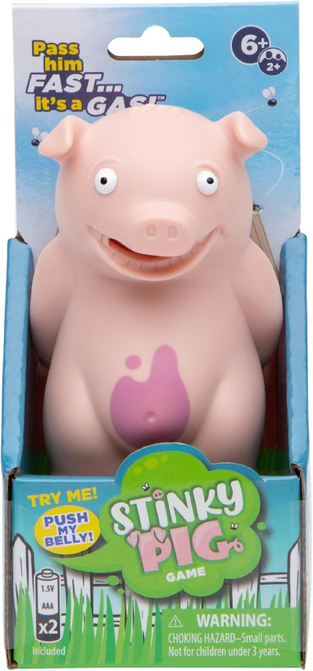 Stinky Pig Game Dice Game – Family Kids Games, Travel Games, Fast, Musical Active Kids Game with Funny Sounds, Multi-Player, Ages 6+