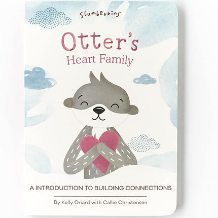 Slumberkins Otter Snuggler & 2 Board Books Complete Set Bundle | Promotes Family Bonding, Building Connections & Acceptance | Social Emotional Learning (Otter Snuggler Plush + 2 Board Books)