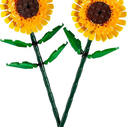 LEGO Sunflowers Building Toy for Kids, Girls and Boys Ages 8+ - Artificial Sunflowers for Home Decor and Display - Birthday Gift Idea for Lovers of Plants & Flowers - 40524