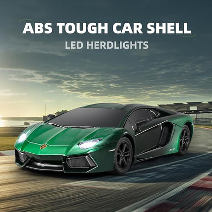 MIEBELY Lamboghini RC Car - 1:24 Scale Lambo Toy 3.7V 500mAh, LP700 Fast Remote Control Car for Boys 8-12, Rc Race Model Birthday Gifts for Kids Adults Boys Girls Age 6-12 Year Old