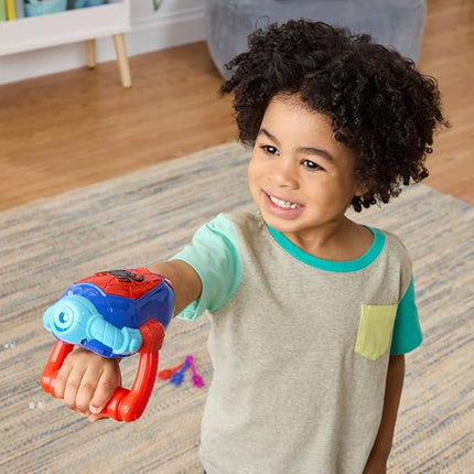 Spidey and his Amazing Friends Marvel Water-Webs Electronic Bubble Slinger, Super Hero Role Play Toys for Kids, Ages 3+
