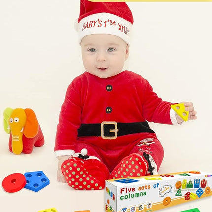 Yetonamr Montessori Toys for 1 2 3 Years Old Boys Girls Birthday Gifts, Wooden Sensory Toys for Ages 2-4 Kids Baby, Toddler Learning Toy Activities Puzzles Ages 1-3