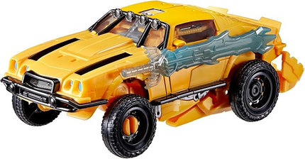 Transformers Toys Rise of The Beasts Movie, Beast-Mode Bumblebee Converting Toy with Lights and Sounds, Ages 6 and up, 10-inch