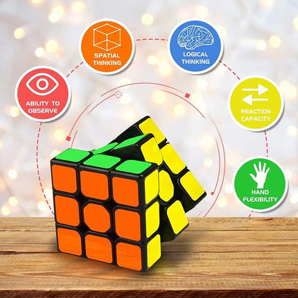 Mini Speed Cube,Magic Puzzles, Puzzle Boxes,Party Puzzle Game Toys Classroom Rewards & School Prize for Students,Birthday Party Favors (24 Pack)