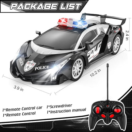 Growsland Remote Control Car Rc Cars for Boys 4-7 8-12, Kids Car Toys for Boys with Cool Flashing Light, Vehicle Hobby Race Cars Toys for Boy Girls Ages 4-6 5-7 6-8 8-12 Birthday Gift