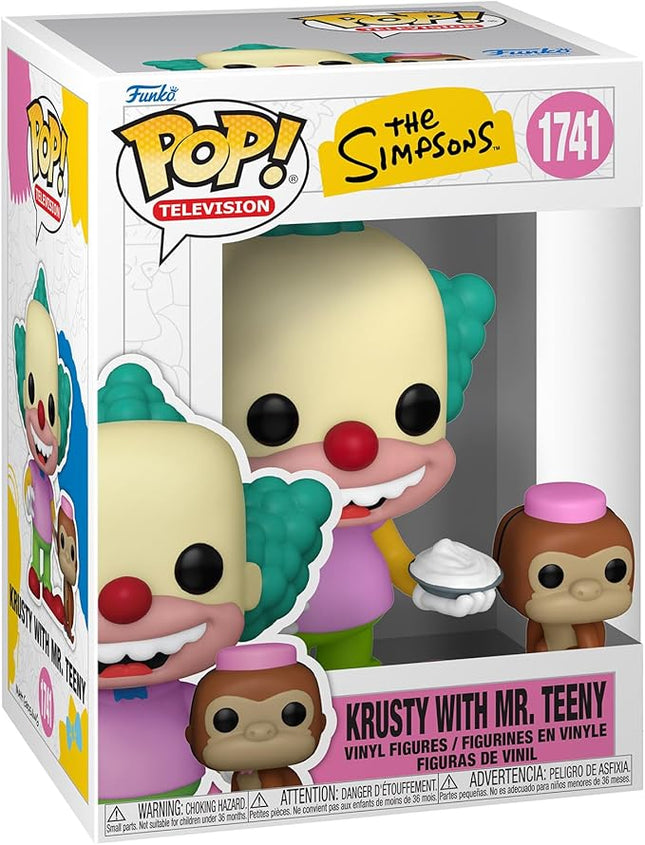 Funko Pop! & Buddy: The Simpsons - Krusty with Mr. Teeny - Collectable Vinyl Figure - Gift Idea - Official Merchandise - Toys for Kids & Adults - TV Fans