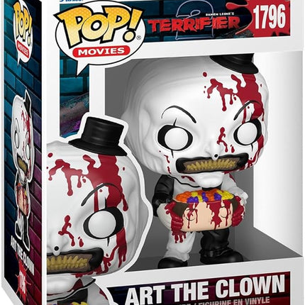 Funko Pop! Movies: Terrifier 2 - Art The Clown (with Head) - Collectable Vinyl Figure - Gift Idea - Official Merchandise - Toys for Kids & Adults - Movies Fans - Figure for Collectors and Display