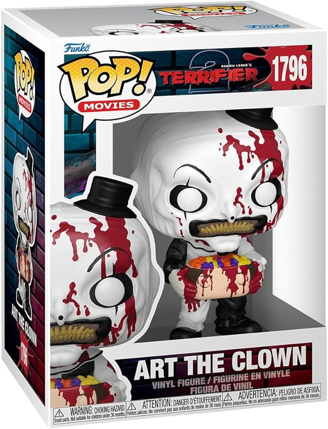 Funko Pop! Movies: Terrifier 2 - Art The Clown (with Head) - Collectable Vinyl Figure - Gift Idea - Official Merchandise - Toys for Kids & Adults - Movies Fans - Figure for Collectors and Display
