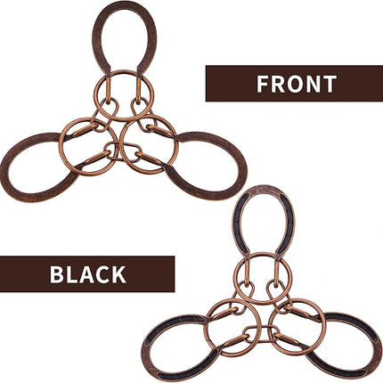 Brain Teaser Puzzles - Metal Horseshoe Cast Puzzle Game Toy Unlock Interlock Puzzles Box Mind IQ Logic Test Disentanglement Games Toys for Adults Office Supplies WP140D