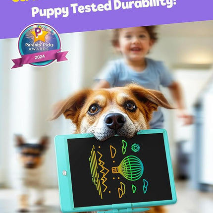 TEKFUN Kids Toys 10Inch LCD Writing Tablet, Mess Free Coloring Doodle Board, Drawing Pad for Kids Games Educational Toys for Ages 3-10 Girls Boys (Green)