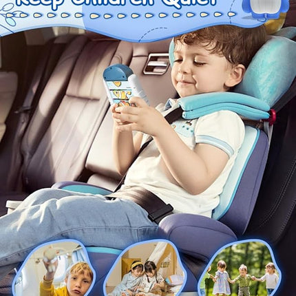 16-Piece Rotating Puzzles for Kids 4-6, Toddlers Puzzles 2-4, Road Trip, Airplane Activities Game, Travel Toys - Brain Teaser, Fine Motor Skills - Birthday Gifts Boys & Girls - Marine Life