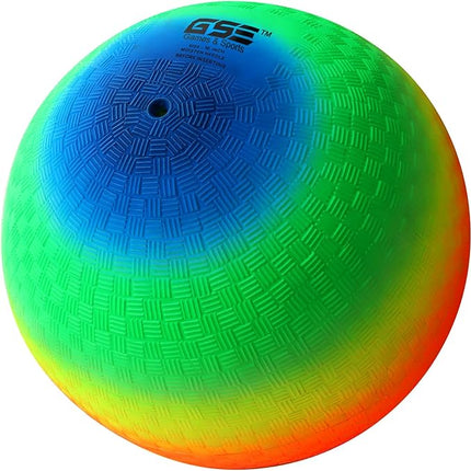 GSE Games & Sports Expert 5"/7"/8.5"/10" Inflatable Playground Ball, Kickball, Bouncy Dodge Ball, Handball for Kid/Adult, Perfect for Recess Ball Games, Gym, Yoga Exercises, Schools Sports Activities