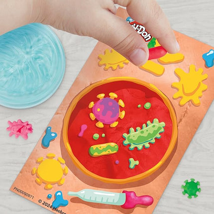 Play-Doh Light & Look Microscope for Kids, Electronic Preschool Toys for Girls & Boys, 9 Accessories & 5 Colors, Back to School Gifts, Ages 3+