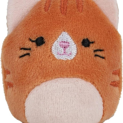 Squishville Mini-Squishmallows Besties Multipack - 14 Rainbow 2-Inch Plush Toys: Red Panda, Tabby Cat, Octopus & More