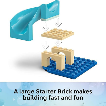 LEGO Gabby’s Dollhouse Mermaid Gabby’s Aquarium Adventure Building Blocks - Pretend Play & Learning Toy for Girls & Boys, Ages 4+, with Gabby & Mercat Mini Dolls - Gift Idea for Birthdays - 11204