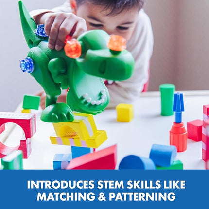 Educational Insights Design & Drill T-Rex Take Apart Dinosaur Toy, 13-Pieces, Preschool STEM Toy, Gift for Kids Ages 3+