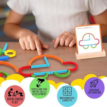 Stem Kids Toys for Creative Learning Building Educational Resources Toys for Preschool and Kindergarten Boys and Girls