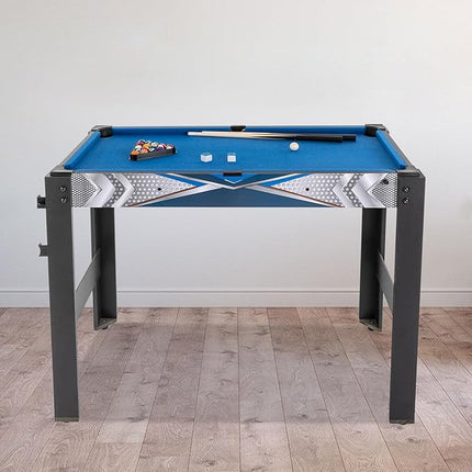 Air Hockey Table, 5-in-1 Multi Game Table for Adults, Indoor Outdoor Combo Game Table with Billiards, Basketball, Hockey, Ping Pong, Safe Archery Target Shooting, Accurate Digital LED Scoreboard