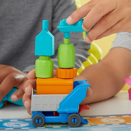 Grocery Go Karts Board Game for Preschoolers and Kids Ages 4 and Up, Building Game with Mini Groceries, Preschool Games for 2-4 Players