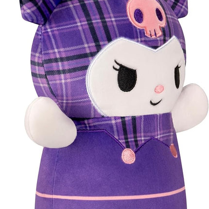 Squishmallows Original Sanrio 10in Plaid Kuromi HugMees – Ultrasoft Official Jazwares Plush (Medium-Sized)