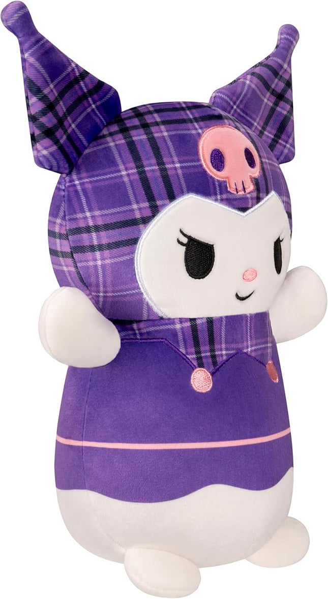 Squishmallows Original Sanrio 10in Plaid Kuromi HugMees – Ultrasoft Official Jazwares Plush (Medium-Sized)