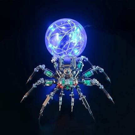 3D Metal Puzzle for Adults,spider Puzzle Building Set，3D Metal Model Kit, Brain Teaser Puzzles DIY Assembling for Stress Relief - High end Men's Gift