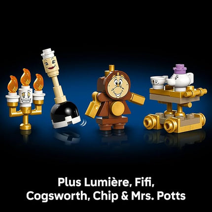 LEGO Disney Princess Beauty and The Beast Castle Building Set - Room Decor for Women & Men, Ages 18+ - Model Building Kit for Adults - Book Shelf Display - Gift for Christmas - 43263