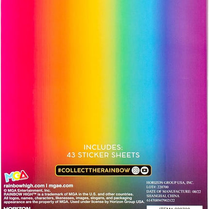 Rainbow High 1500+ Fashion First Stickers by Horizon Group USA