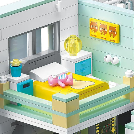 Friends House Building Block Set, Pets Collection Small Brick Model Set, Creative Mini Toy Building Sets, Children’s Day Birthday for Teens Kids Boys Girls 8+, 1035 PCS