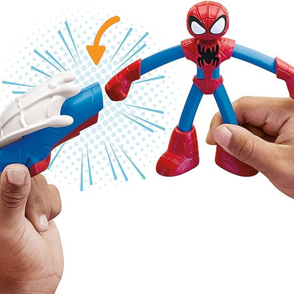 Play-Doh Marvel Spider-Man Thwip Squisher Set with Bendy Action Figure, Imagination Toys for 4 Year Old Boys and Girls and Up