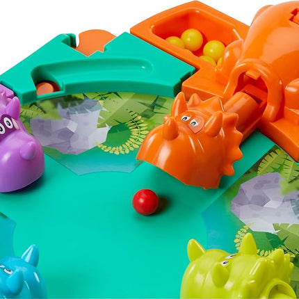 Hasbro Gaming Hungry Hungry Hippos Dino Edition Board Game, Pre-School Game for Ages 4 and Up; for 2 to 4 Players (Amazon Exclusive)