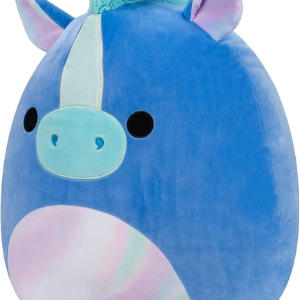 Squishmallows Original 16-Inch Mythical Creature Romano The Blue Hippocampus - Large Ultrasoft Official Jazwares Plush