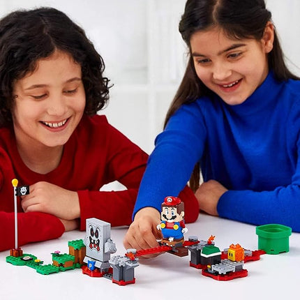 LEGO Super Mario Whomp’s Lava Trouble Expansion Set 71364 Building Kit; Toy for Kids to Enhance Their Super Mario Adventures with Mario Starter Course (71360) (133 Pieces)