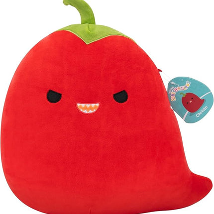 Squishmallows Original 12in Christo The Red Chili Pepper – Official Jazwares Plush (Medium-Sized)