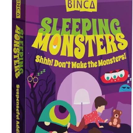 Card Game - Sleeping Monsters, Sneakiest Strategy & Suspense Game for Kids, Teens & Adults, Fun for Family Game Night, Educational & Travel Gifts for Ages 5 & Up, 2-5 Players